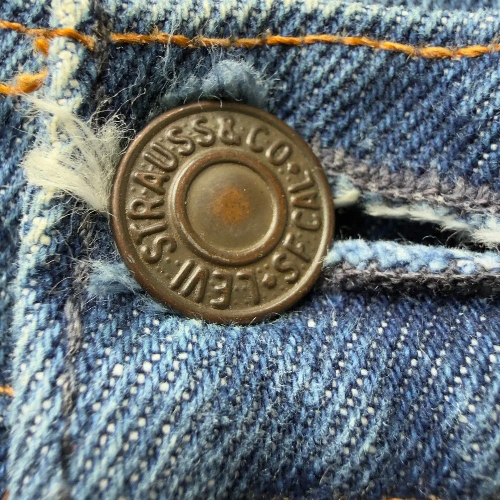 Vintage Levis 550 Orange Tab Jeans‎ Mens 33x30 Medium Wash Made in Canada 40550